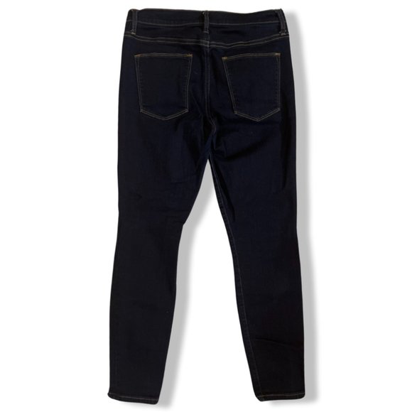 GAP True Skinny Dark Wash High Rise Stretch Jeans - Picture 3 of 7